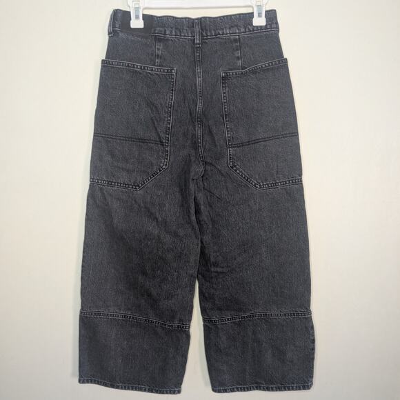 Everlane The Way-High Gardener Cropped Jean in Washed Black, Size 27 - Picture 6 of 10